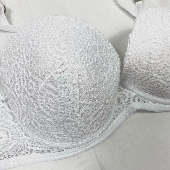 Lucky Brand White Lace Lightly Padded Bra - Picture 3 of 6